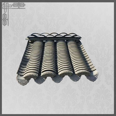 Garden Pavilion Chinese Clay Roof Tiles Traditional Buddhist Temple Handmade