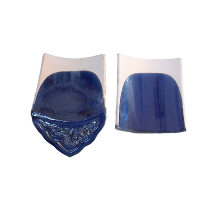 Asian style blue glazed Chinese entrance tiles for archway roof